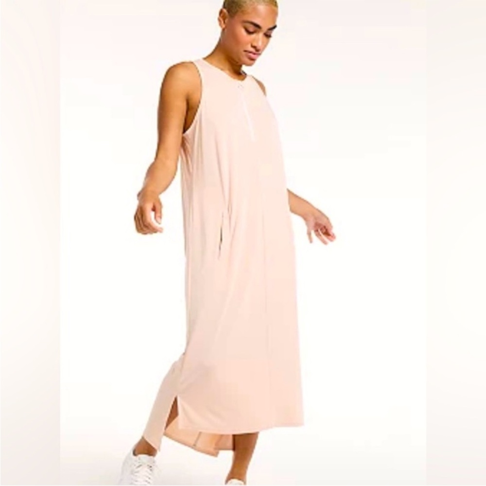 Women's FLX Front-Zipper Racerback Midi Dress size XL